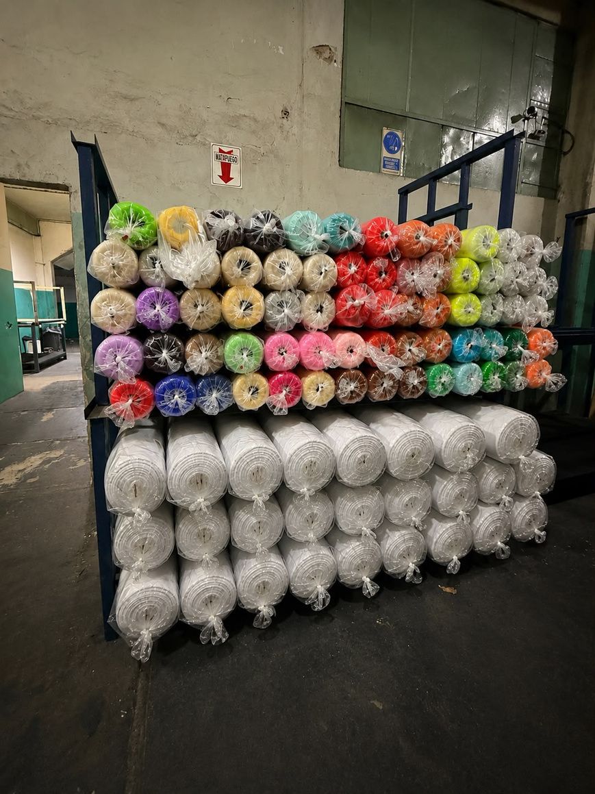 Stock de telas en colores